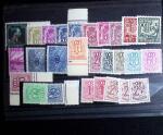 1849-1952, Chiefly never hinged selection on stockcards