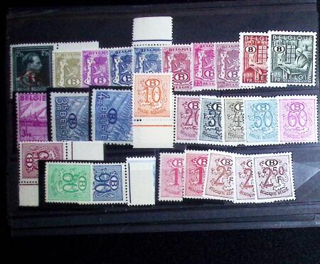 1849-1952, Chiefly never hinged selection on stockcards