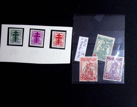 1849-1952, Chiefly never hinged selection on stockcards
