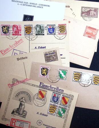 1849-1952, Chiefly never hinged selection on stockcards