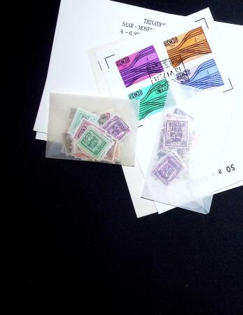 1849-1952, Chiefly never hinged selection on stockcards