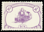 1940-70 PARCEL STAMPS "Vicicongo" & "BCK" railway stamps,