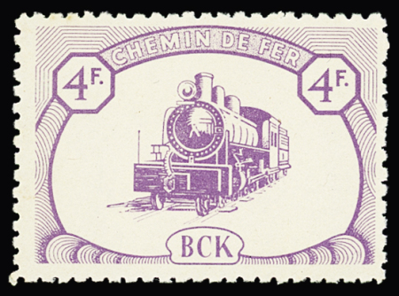 1940-70 PARCEL STAMPS "Vicicongo" & "BCK" railway stamps,