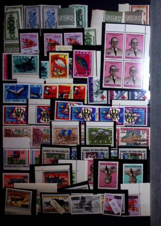 1960-62 Collection of Katanga and South Kasai, showing