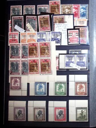 1916-61, Mint & used collection of Ruanda-Urundi on