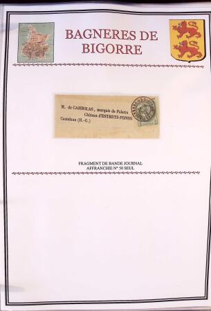 Collection d'exposition de 76 lettres sur les HAUTES