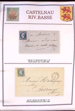 Collection d'exposition de 76 lettres sur les HAUTES