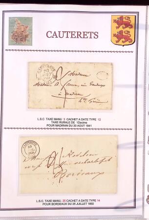 Collection d'exposition de 76 lettres sur les HAUTES