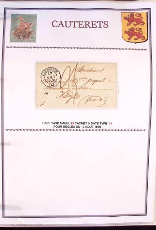 Collection d'exposition de 76 lettres sur les HAUTES