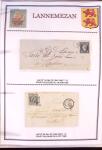 Collection d'exposition de 76 lettres sur les HAUTES