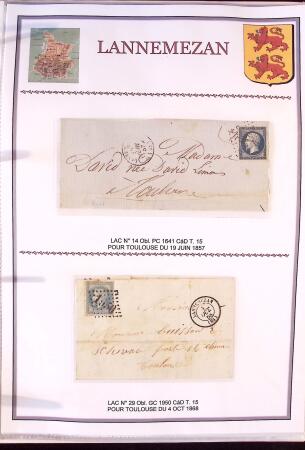 Collection d'exposition de 76 lettres sur les HAUTES