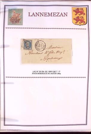 Collection d'exposition de 76 lettres sur les HAUTES