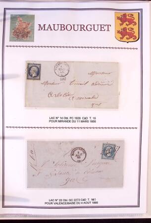 Collection d'exposition de 76 lettres sur les HAUTES