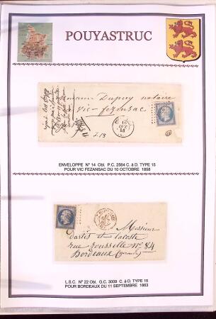 Collection d'exposition de 76 lettres sur les HAUTES