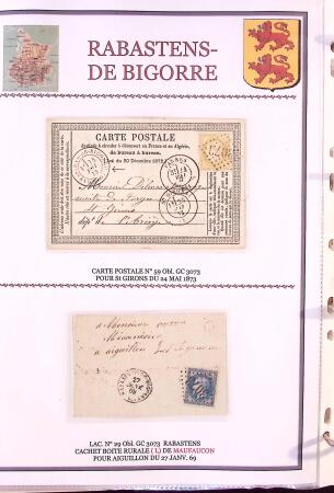 Collection d'exposition de 76 lettres sur les HAUTES
