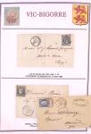 Collection d'exposition de 76 lettres sur les HAUTES