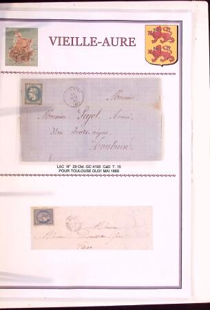 Collection d'exposition de 76 lettres sur les HAUTES
