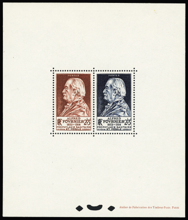 N°  748 et 789, Alfred Fournier, TTB, RR, tirage 14