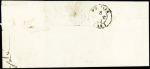 N°9, 10c bistre-jaune OBL PC 468 + cursive "85