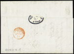 N°75 +   78 OBL  anglaise "723" + CAD   rectangulaire