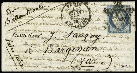 LE GARIBALDI n°37 OBL   étoile 2 + CAD "Paris R. St