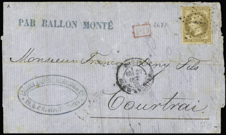 N°30 OBL   étoile 4 + CAD "Paris R. d'Enghien" (27