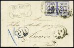 Alsace-Lorraine n°6 en paire OBL CAD "Mulhausen