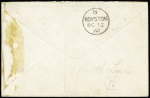 Alsace-Lorraine n°4+5 OBL CAD rect bleu "K.PR.
