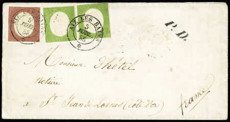 AIX LES BAINS càd sarde 05.07.1855 sur n° 7 en paire