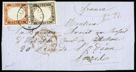 AIX LES BAINS càd sarde 03.02.1859 sur n° 11 (touché)