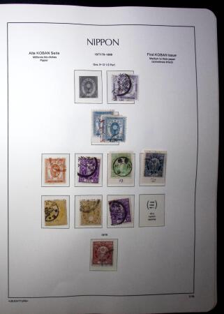 1871-1960, Attractive collection of Japan in one stockbook,