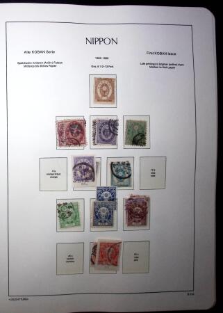 1871-1960, Attractive collection of Japan in one stockbook,