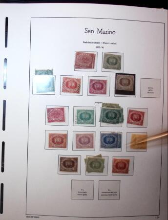 1877-1950, Chiefly mint collection of San Marino in