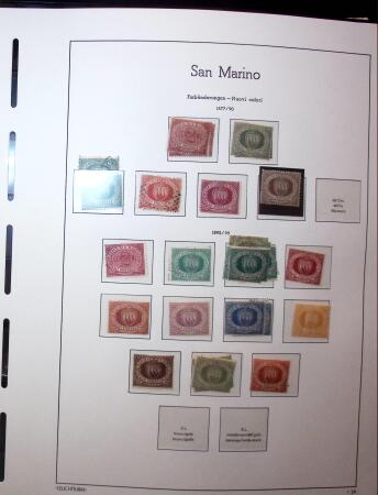 1877-1950, Chiefly mint collection of San Marino in