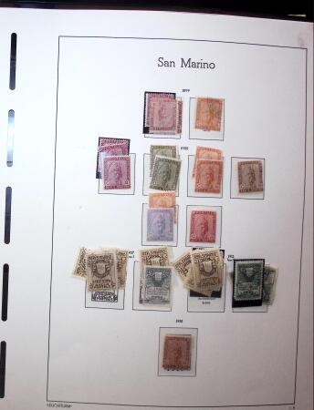1877-1950, Chiefly mint collection of San Marino in