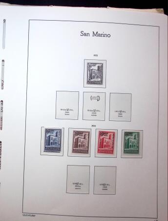 1877-1950, Chiefly mint collection of San Marino in