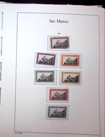 1877-1950, Chiefly mint collection of San Marino in