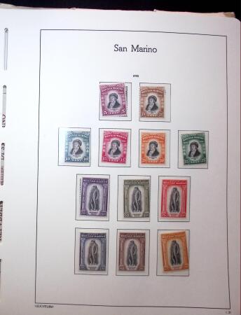 1877-1950, Chiefly mint collection of San Marino in