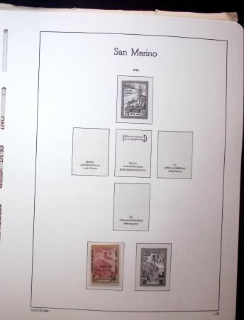 1877-1950, Chiefly mint collection of San Marino in
