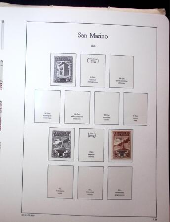 1877-1950, Chiefly mint collection of San Marino in