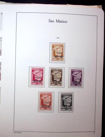 1877-1950, Chiefly mint collection of San Marino in