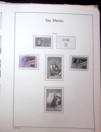1877-1950, Chiefly mint collection of San Marino in