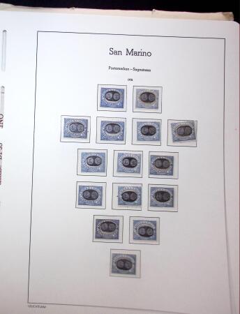 1877-1950, Chiefly mint collection of San Marino in