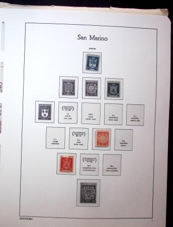 1877-1950, Chiefly mint collection of San Marino in