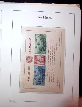 1877-1950, Chiefly mint collection of San Marino in