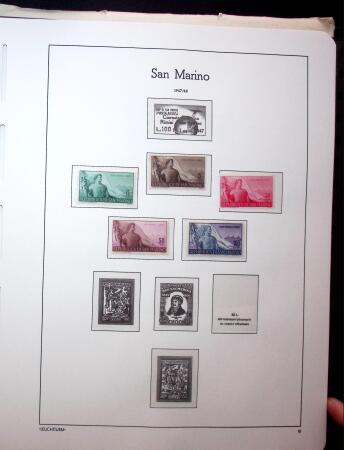 1877-1950, Chiefly mint collection of San Marino in