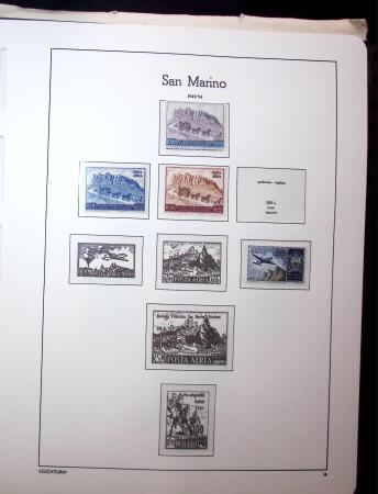 1877-1950, Chiefly mint collection of San Marino in