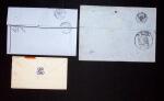 1855-80, Lot of ten classic covers including two Papal