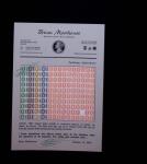 1867-68 Columbus, The five values from 1c to 20c in