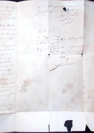 1794 Folded entire from Baltimore to Philadelphia bearing
